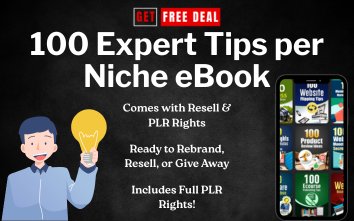 Free 100 Tips PLR eBook Series to Boost Your Digital Income