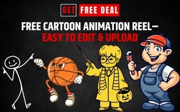 Free Cartoon Animation Pack – Easy to Edit & Upload